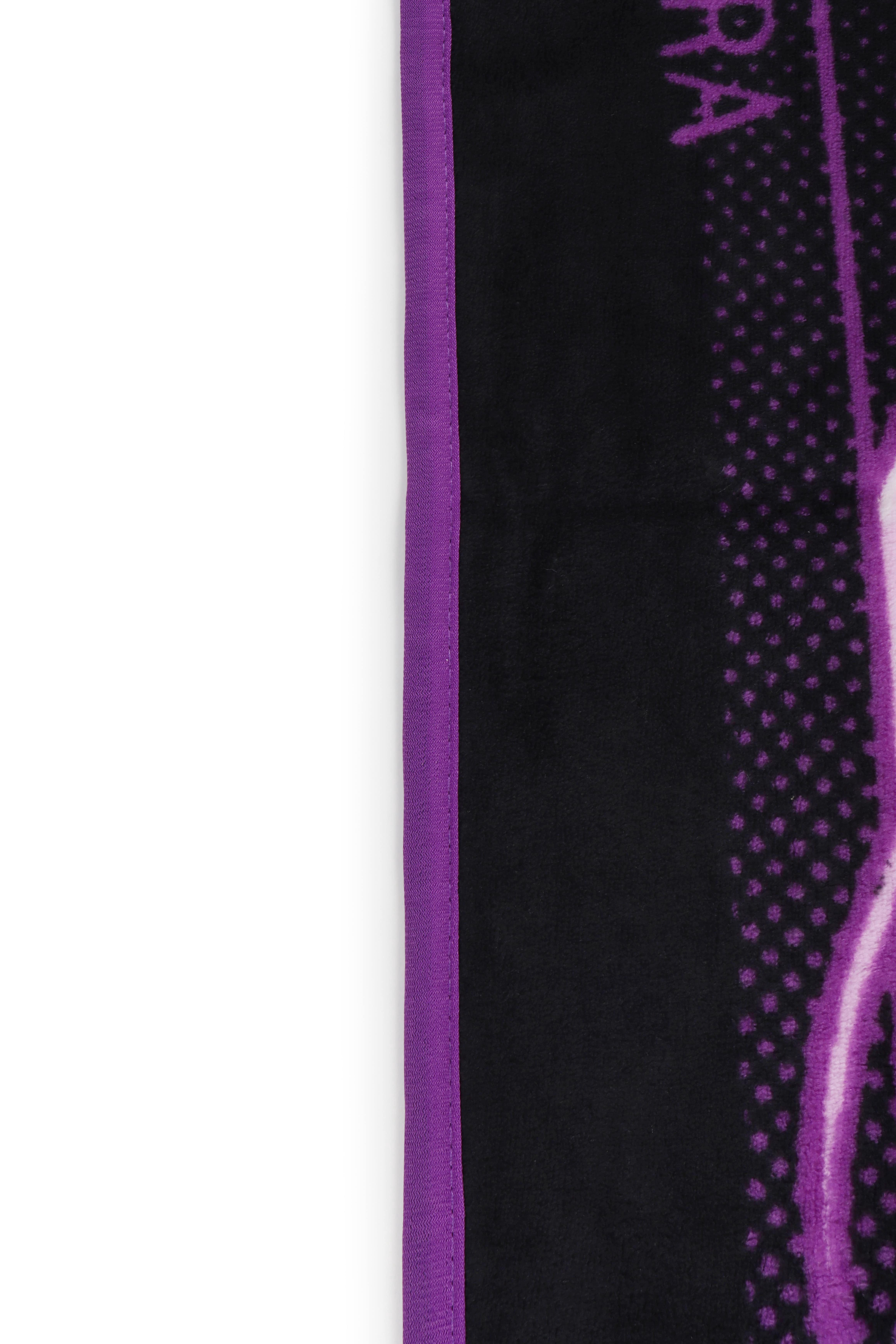 KPOP Demon Hunters Huntrix Pop Stars Kids Throw Blanket, Black & Purple, Twin/Full Size 46"x 60"