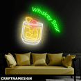 thumbnail image 3 of Craftnamesign Whiskey Sour Neon Sign, Whiskey Bar Wall Decor, Bar Pub Wall Art, 3 of 5