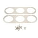 thumbnail image 2 of Difusor de Desvío de Parachoques Trasero de Aluminio Universal 2X - Plata DYNWAVEMX Panel difusor de desviación de aire, 2 of 8