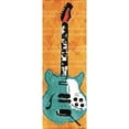 thumbnail image 3 of Rodriquez Jr, Enrique 11x24 Black Modern Framed Museum Art Print Titled - Aztec Guitar, 3 of 5
