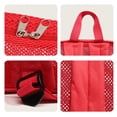 thumbnail image 6 of Red Mesh Backpacks with Breathable Design and Lightweight Material, Portable Travel Daypacks for Women Commute and Workout, 6 of 7