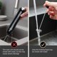 thumbnail image 4 of Espumador de leche eléctrico recargable con velocidad variable y batidor doble desmontable con pantalla de potencia y carga USB-C para latte cappuccino matcha y batidos de proteínas, 4 of 7