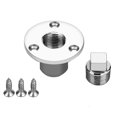 thumbnail image 1 of Drain Plug Kit,universal Marine Stainless Steel Drain Plug Fits 1inch Hole,with Screws, Transoms Ha, 1 of 5