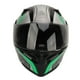 thumbnail image 1 of M Buder Casco Abatible de Motocicleta con Gafas Protectoras y Alerón Aerodinámico, Transpirable y Cómodo para Scooter, Motocicleta, Deportes - Verde Talla L (25.4 cm / 10 in), 1 of 9