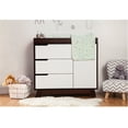 thumbnail image 3 of Babyletto Hudson Changer Dresser in Espresso and White, 3 of 3