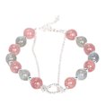 thumbnail image 1 of KAKOWELY Pulsera elegante de cuentas de cristal Pulsera de cuentas redondas de cristal Pulsera de cuentas unisex, 1 of 5