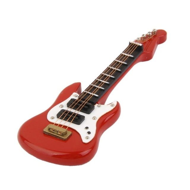 1:12 Dollhouse Guitarra Eléctrica De Miniatura Ornamento De Baoblaze Casa de muñecas