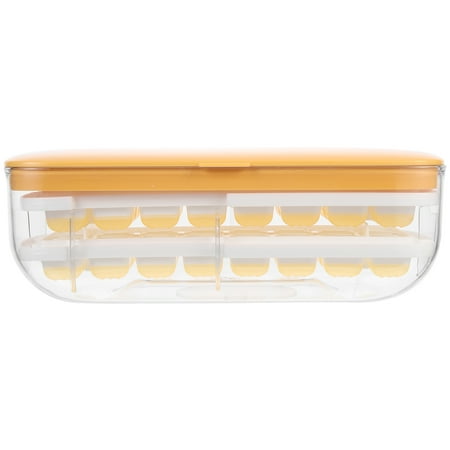 

1 Set Ice Cube Making Mold Silicone Ice Cube Tray Ice Cube Box with Cover