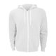 thumbnail image 1 of Canvas - Sudadera con cremallera y capucha Felpa Polialgodón Unisex adulto (Blanco), 1 of 2