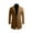 Khaki, variant on Odeerbi 2025 Casual Outwear Jackets for Men Fall/winter New Style Plus Cotton Solid Color Woolen Lapel Overcoat Jacket Black
