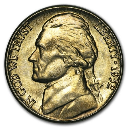 Jefferson Nickel Bu Roll - 1952-D Jefferson Nickel BU