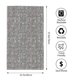 thumbnail image 2 of Fotbe Black And White Houndstooth Toalla Premium con Patrón, Toalla de Microfibra de Secado Rápido, Ligera y Altamente Absorbente (27.5x16in), Ideal para Uso Diario, 2 of 6