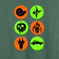 thumbnail image 3 of Disney Villains - Villian Symbols - Women's Lightweight French Terry Long Sleeve Shirt, 3 of 5