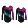 thumbnail image 1 of 2x Maillot de 1 pcs Metálico Para Gimnasia de Manga Larga Para Niñas Leotardos Maillot de Gimnasia Yinane Maillot metalizado de manga larga, 1 of 8