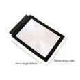 thumbnail image 4 of 3X Reading Magnifying PVC Glass HD Handheld Magnifier Folding A4 paper Portable A4 Paper Size Full Page Loupe, 4 of 6