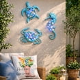 thumbnail image 3 of Lighted Outdoor Coastal Metal Wall Decor, 3 of 10