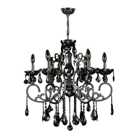 Worldwide Lighting W8310926 Kronos 6 Light 26 Wide Crystal Worldwide Lighting W8310926 Kronos 6 Light 26 Wide Crystal Chandelier With Accents Com
