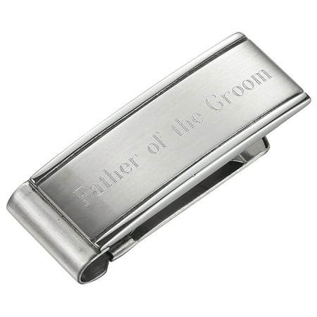 Visol Father of the Groom Personalized Money Clip