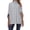 Gray, variant on Wutalume Women's Lazy Style Loose Long Sleeve High Neck Solid Color Knitted Shawl Sweater, Warm Winter Pullover with Cozy Draped Design for Casual and Chic Looks,Beige L