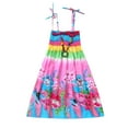 thumbnail image 1 of Vêtements pour Filles Enfants Vestidos Floral Bohème Plage Robe à Bretelles, 1 of 2