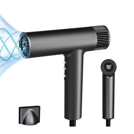 ELORTI Professional High-Speed Hair Dryer, 160000RPM 500 Million Ionic Blow Dryer with Diffuser, No Heat Damage, Low Noise for Home Travel Salon Use