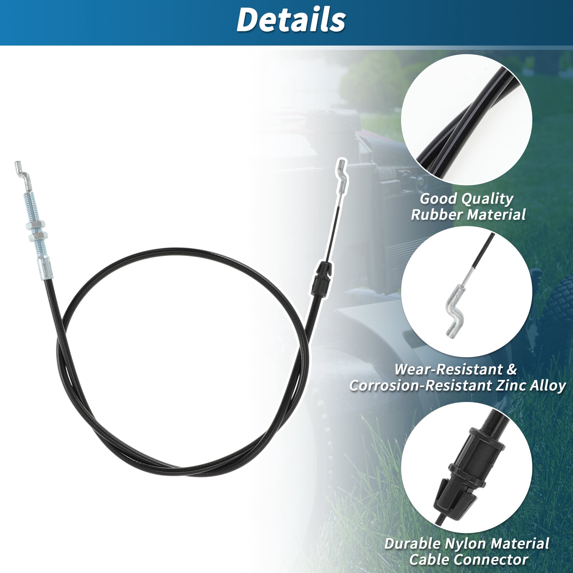 Unique Bargains No.351311 Shift Cable for DR Power All Terrain Mowers and More