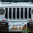 thumbnail image 5 of Row of Chickens Funny Personalized License Plate Rust-proof Stainless Steel Metal License Plate Suitable For Men And Women 12.2" x 6.2", 5 of 6