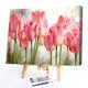 thumbnail image 2 of Cuadros Decorativos Kit de pintura por números de rosas rosadas cuadro de arte de pared decoración del hogar 40x30cm Sywqhk Nuevos Originales, 2 of 9