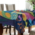 thumbnail image 4 of Yayeee Tablecloths for Rectangular Tables 54 x 54 inch Party Table Cover, Art Plants, 4 of 6