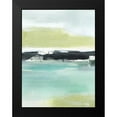 thumbnail image 2 of Warren, Annie 12x14 Black Modern Framed Museum Art Print Titled - Sea Green Layers II, 2 of 5