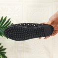 thumbnail image 5 of Gpaecead Women's Polka Dot Metal Bow Flats Peep Toe Vintage Slip On Cushioned Insole Non Slip Shoes For Commute And Casual, B-Black, 5 of 8