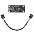 thumbnail image 4 of 3X Hub USB Divisor USB USB2.0 de 9 Pines A Adaptador de Concentrador Doble de 9 Pines Placa Base Vertical Conector USB de 9 Pines Cable de Extensión 1 A 2, 4 of 7
