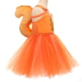 thumbnail image 6 of FAOWME Kids Girls Dress Sleeveless Suspenders Cute Animal Design Comfortable Elegant Mech Tutu Dresses For Stage Performance And Party,Orange,6-7 Years, 6 of 9