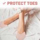thumbnail image 2 of 1 par Foot Care Toe Dance Protector plantillas medias almohadillas zapatos de ballet cubre las punteras bolsas para zapatos de punta de ballet Heel, 2 of 8