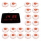 thumbnail image 1 of De Buscapersonas De Cuidadores Inalámbricos Con 20 Botones De Llamadas A Prueba De Agua Y Receptor: Volumen Ajustable, Rango De 650 Pies Para Atención Para, 1 of 7