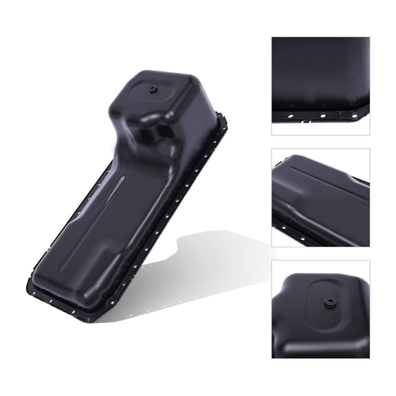 SHZICMY Oil Pan Engine Oil Pan ReplacementFit Dodge Ram Pickup Truck 5.9L 6.7L Cummins Black