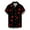 Black, variant on IROINNID Men's Valentine's Day Casual Short Sleeve Lovely Printed Blouse With Pocket
