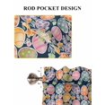 thumbnail image 6 of Easter Eggs Living Room Curtains 2 Panel, Colorful Eggs Spring Flowers Leaves Farm Navy Blue Cafe Window Treatment, Extra Long Farmhouse Bedroom Bathroom Kitchen Curtains Drapes 104"x72", 6 of 6