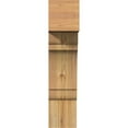 thumbnail image 4 of Ekena Millwork 6"W x 18"D x 26"H Olympic Block Rough Sawn Bracket, Western Red Cedar, 4 of 25