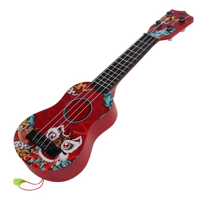 Ukelele de Juguete para Niños Bling Bling Mini de Plástico Tamaño: Aproximadamente 43 x 14 cm