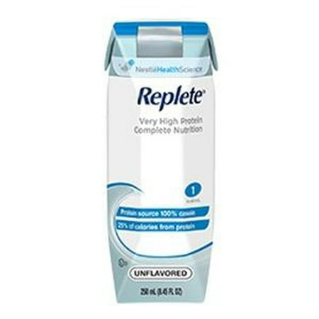 Nestle Nutren Replete Very High-Protein Unflavored 250mL Can, 250kCal-Case of 24