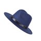 thumbnail image 1 of Sonducket Sombrero Dido, gorra de ala ancha de fieltro, gorra Vintage para mujer, sombrero cálido de invierno, accesorios de ropa de viaje para fiestas Sombreros azul Sonducket AP001042-01, 1 of 6