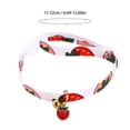 thumbnail image 2 of Collar Para Mascotas Con Frutas, Collar Con Lazo De Color Liso, Collar Para Gatos, Collar Con Cascabel Para Tu Gatito O Perrito, 2 of 5