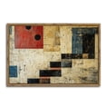 thumbnail image 2 of Geometric Shapes Abstract Color Blocks Horizontal Canvas Wall Art with Lightweight Foam Frame - Durable and Ready to Hang, Modern Decorative Print for Living Room, Bedroom, Or Office, 2 of 8