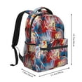 thumbnail image 2 of Fotbe Hawaiian Style Pattern Casual Backpack for School, Travel, and Outdoor Activities - Durable, Lightweight, and Comfortable, 2 of 5