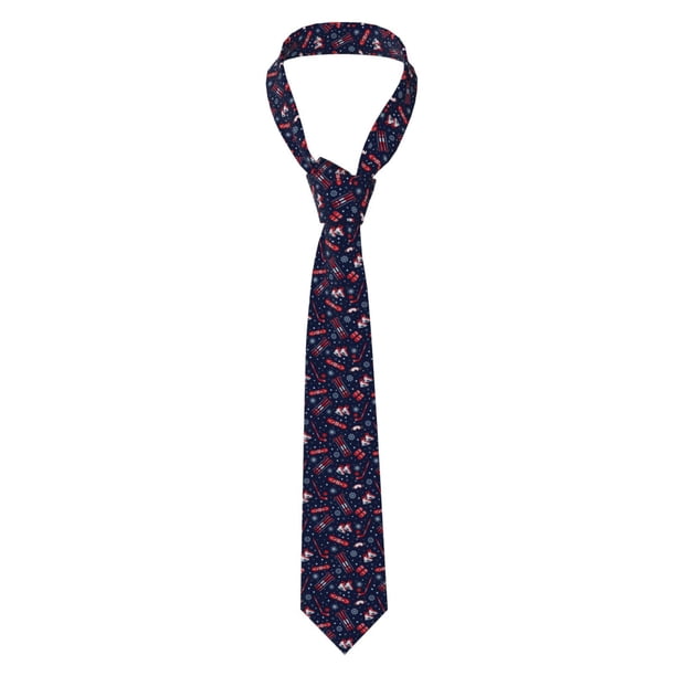 Balery Winter Skiing Snowflakes Corbata Clásica de Seda para Hombre, Corbata Tejida Jacquard, Corbatas Formales para Negocios y Bodas