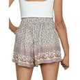 thumbnail image 1 of Womens Comfy Drawstring Casual Floral Elastic Waist Pockets Shorts（S-XXL）, 1 of 8