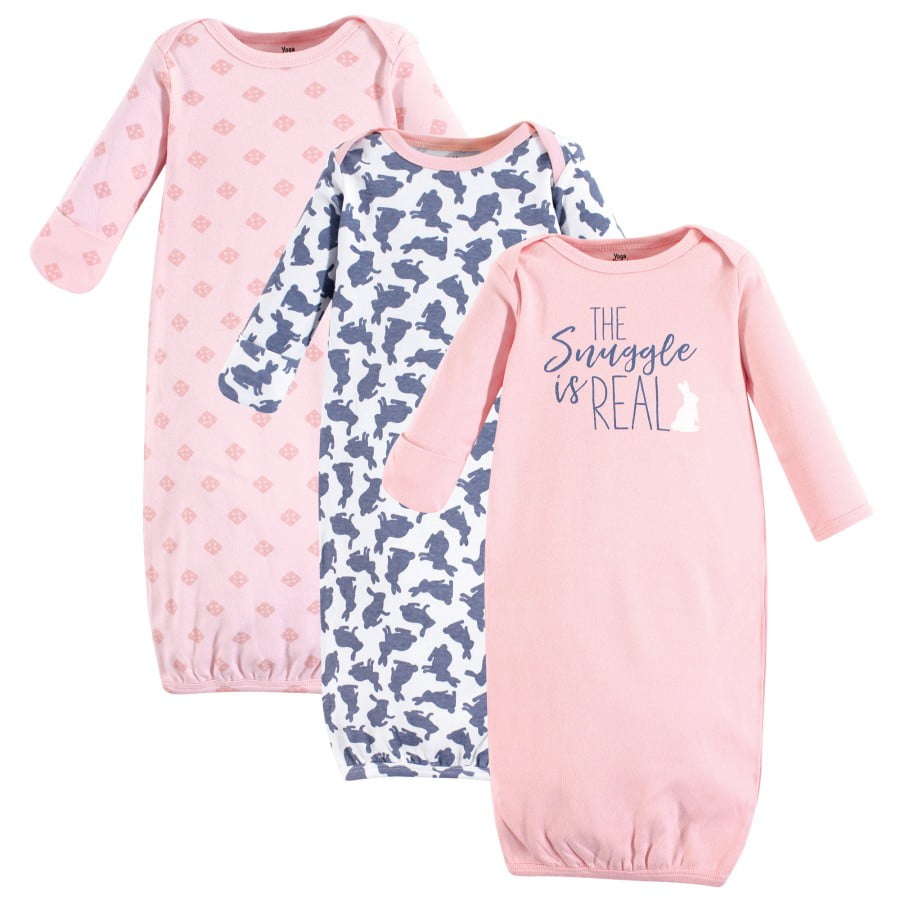 Yoga Sprout Baby Girls Sleepers 
