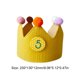 thumbnail image 3 of Corona de cumpleaños unisex Gorra de juguete de corona de doble cara Suministros de vestir de cumpleaños suaves, 3 of 7