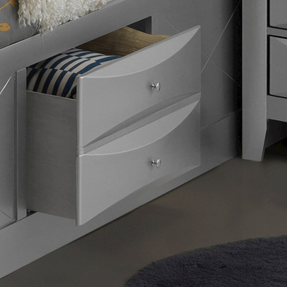Glory Furniture Marilla King Storage Bed in Champagne Color